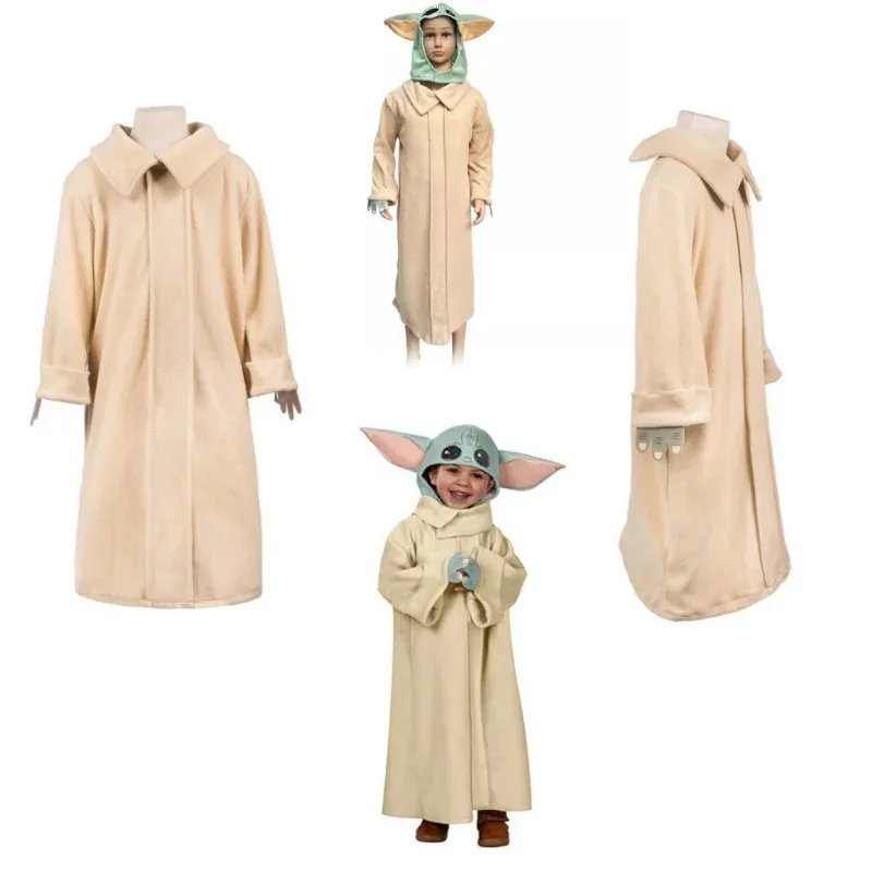 Baby Yoda Clothing - ABC1232025 Nuevo Disfraz de Yoda para