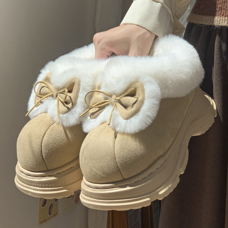 Soft Sole Booties - Zapatillas mullidas cálidas de piel sintética