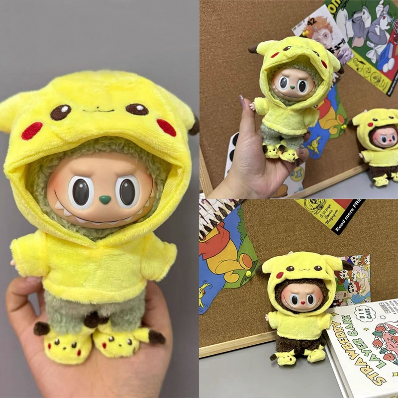 Baby Clothing Usa - 15 17cm para muñeca Labubu dibujos