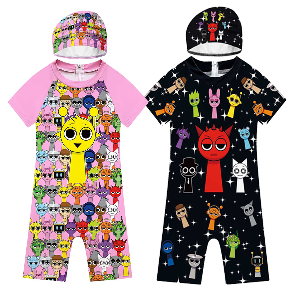 Baby Clothing Online - Traje de baño de felpa Sprunki