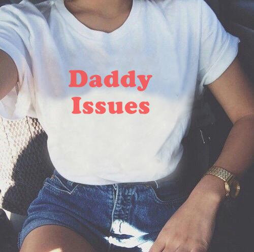 Baby Clothing High Quality - Camisa Skuggnas Daddy Issues Tumblr para