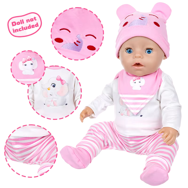 Baby Clothing Set - Conjunto de Ropa para Muñecas de