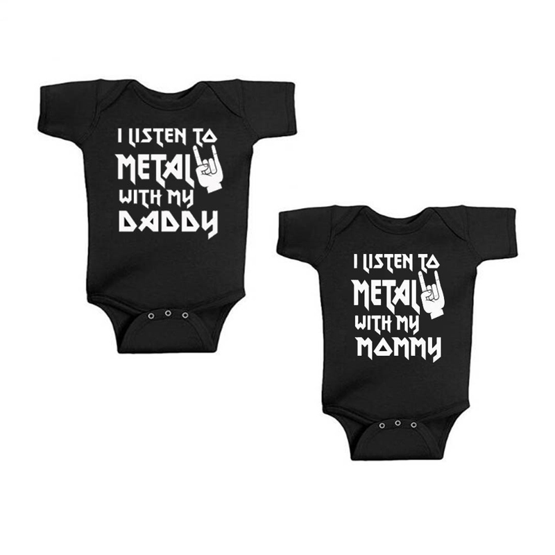 Baby Clothing Next - I Listen to Metal with My