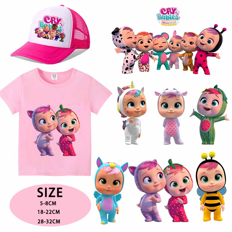 Baby Clothing Discount - Parches Termoadhesivos de Bebés Llorones, Lindas