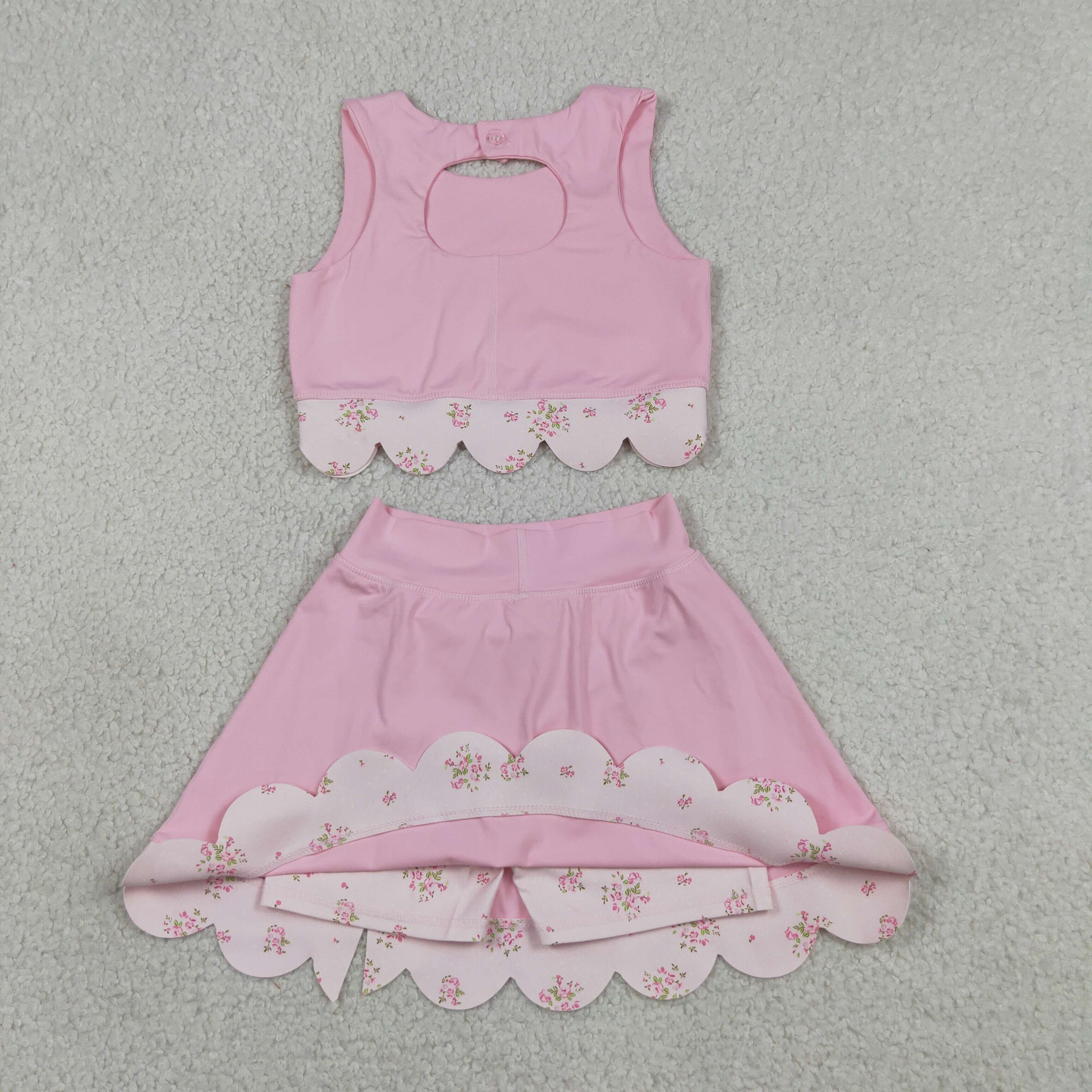 Baby Yoga Clothing - Ropa Deportiva Rosa para Bebés Niñas,