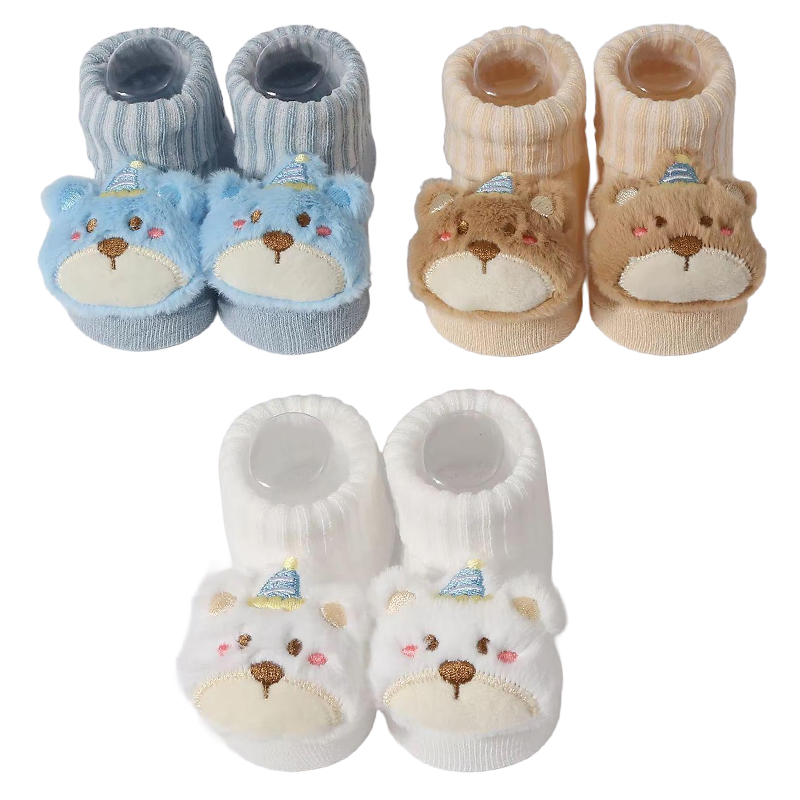 Baby Clothing Next - 3 par/set de calcetines para bebés,