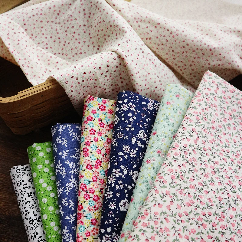 Baby Clothing Organic Cotton - Tela estampada de algodón puro idílico
