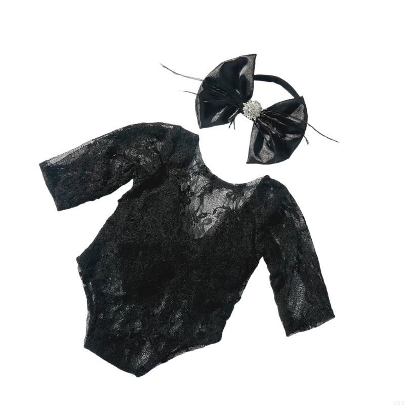 Baby Clothing Set - Juego ropa bebé elegante encaje y