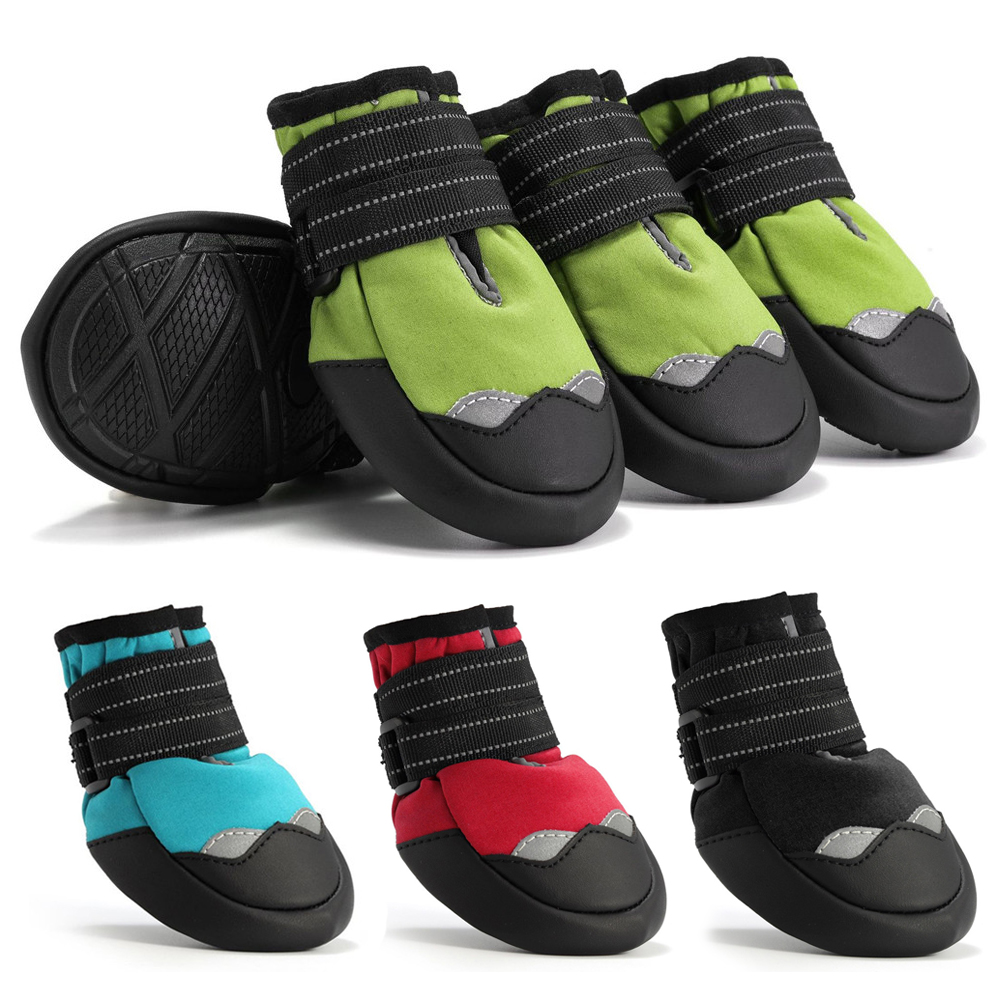 Soft Sole Booties - Botas de nieve impermeables para perros