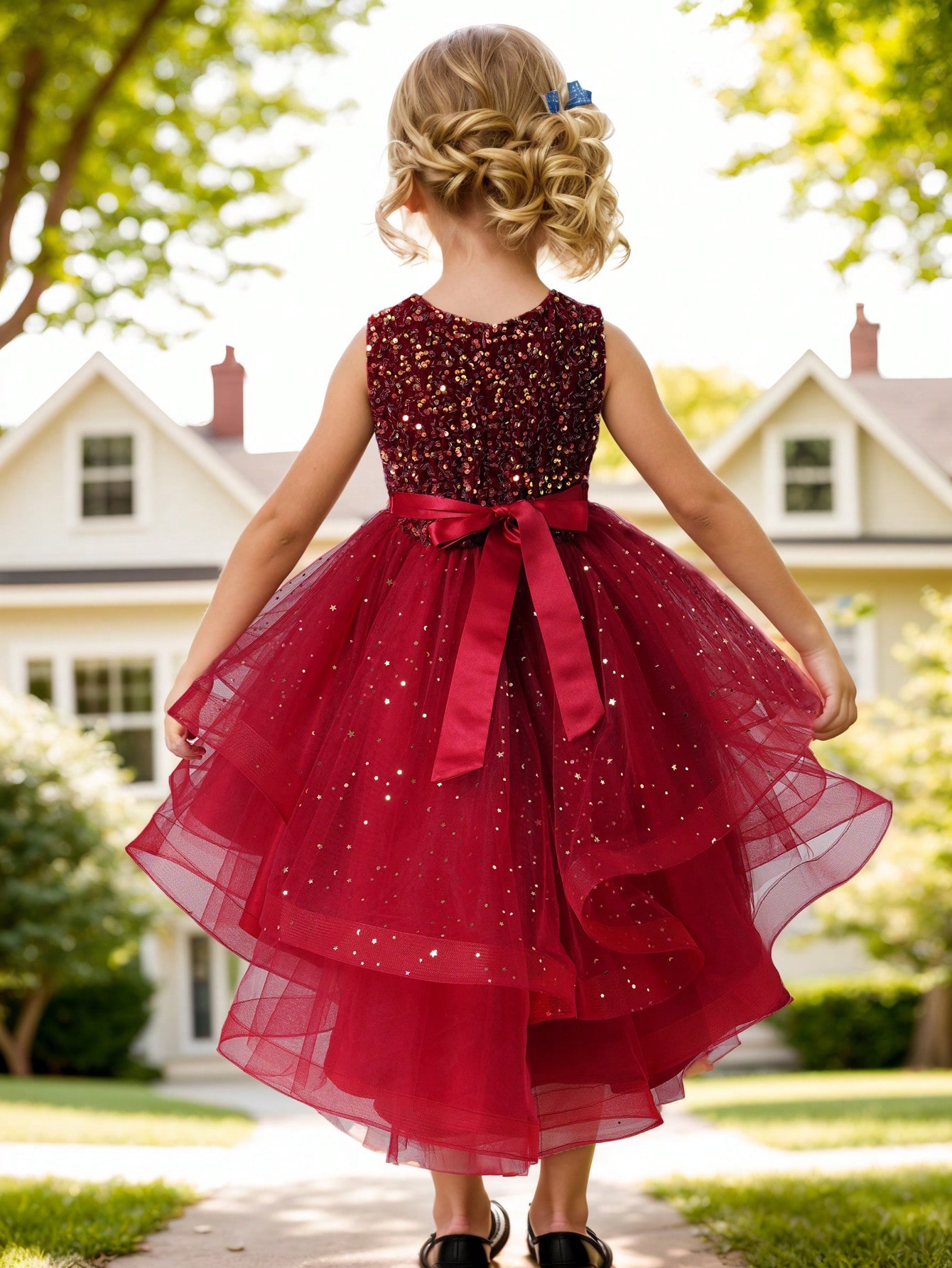 Vestido de Princesa con Lentej - Baby Clothing Discount reseña y precio
