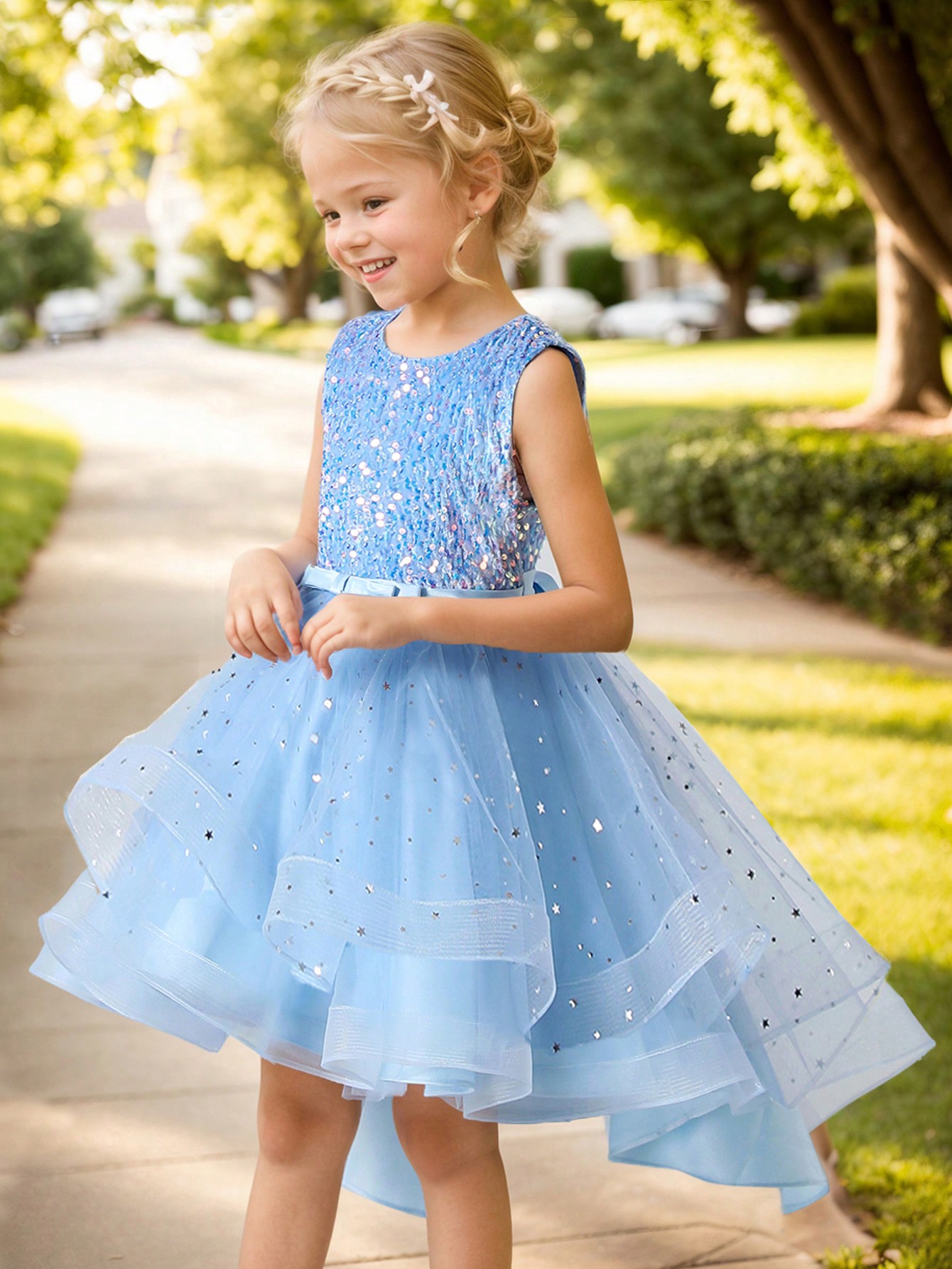 Vestido de Princesa con Lentej - Baby Clothing Discount reseña y precio