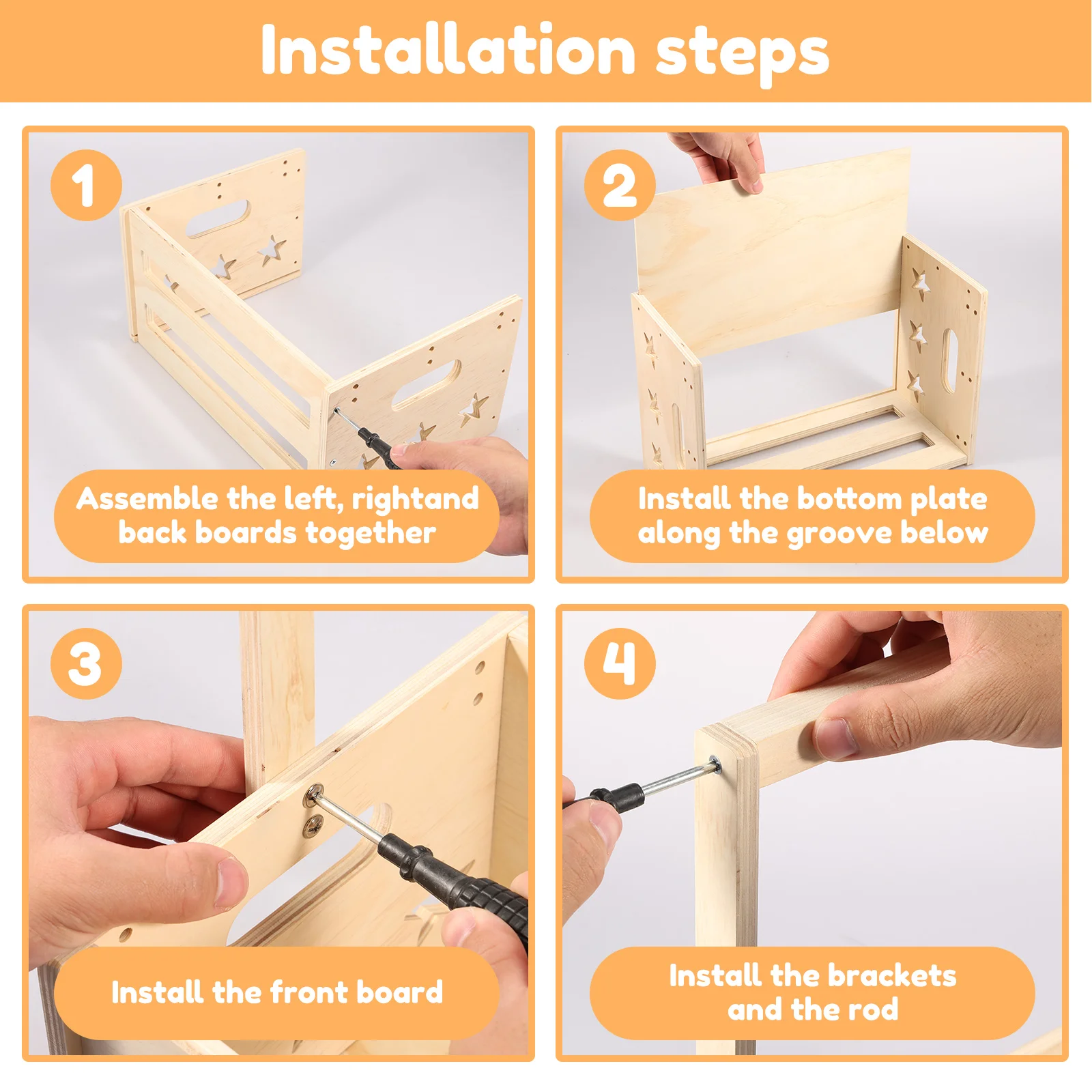 Cesta de madera multiusos para - Baby Clothing Basket reseña y precio