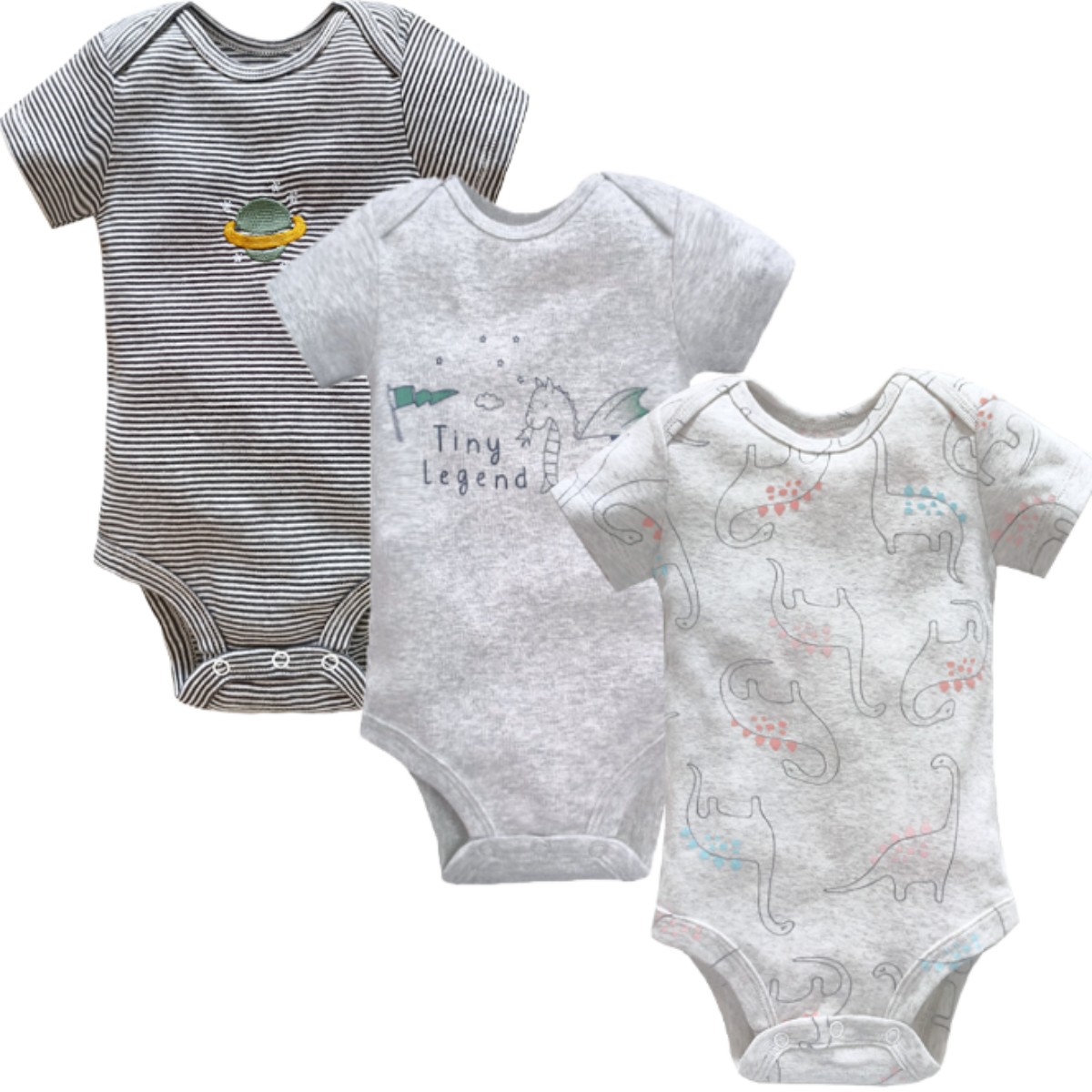 Lote de 3 Bodys para Bebé, Nue - Baby Clothing Online reseña y precio