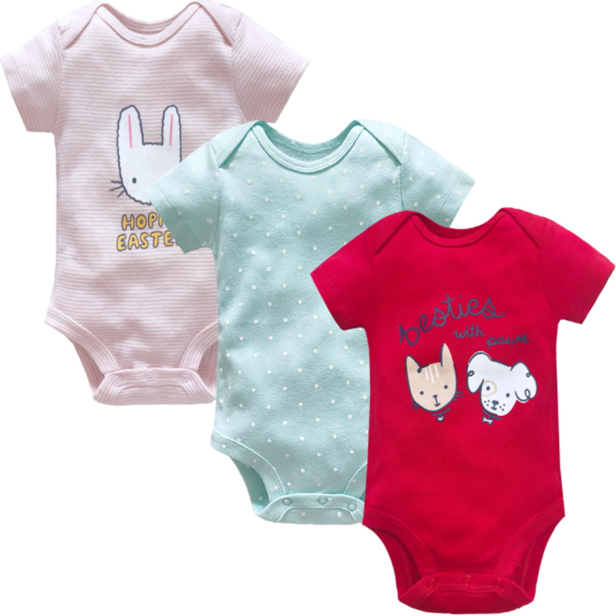 Lote de 3 Bodys para Bebé, Nue - Baby Clothing Online reseña y precio