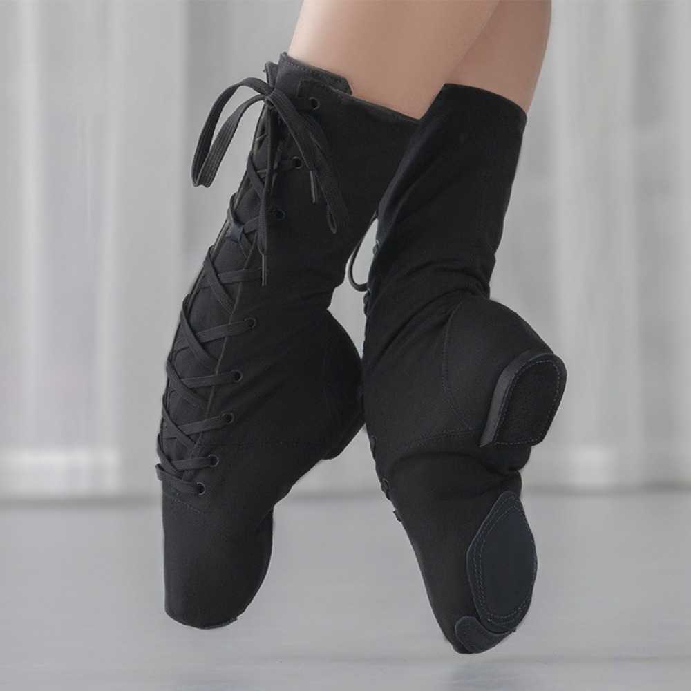 Botas de Jazz de Lona para Muj - Soft Sole Booties reseña y precio