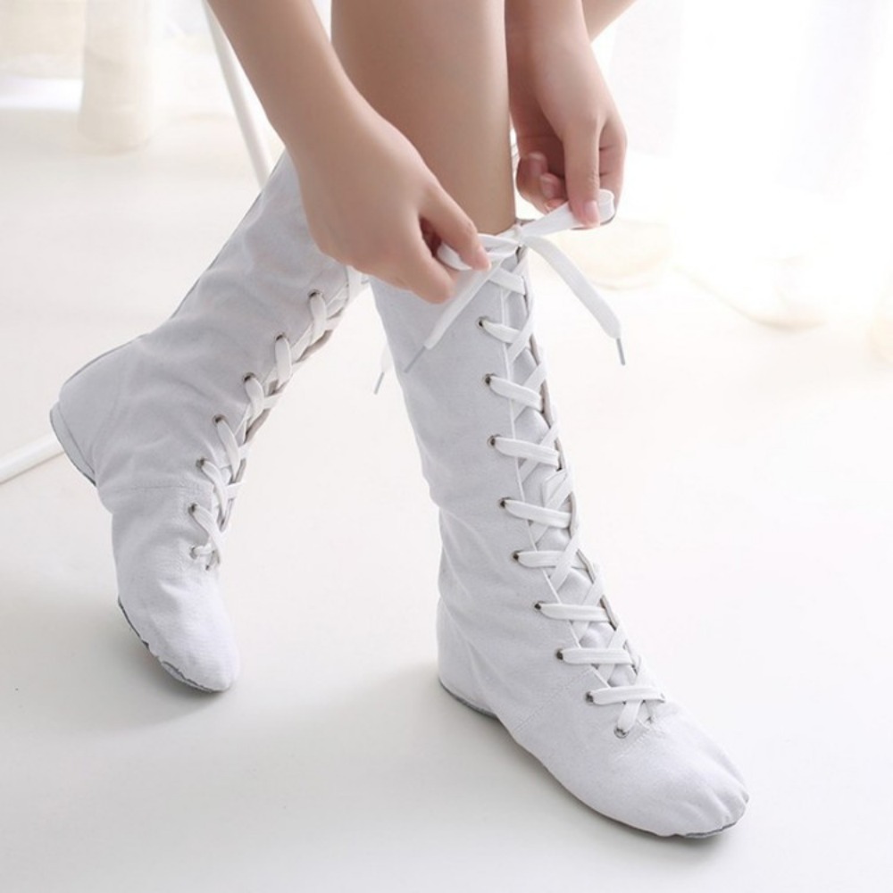 Botas de Jazz de Lona para Muj - Soft Sole Booties reseña y precio