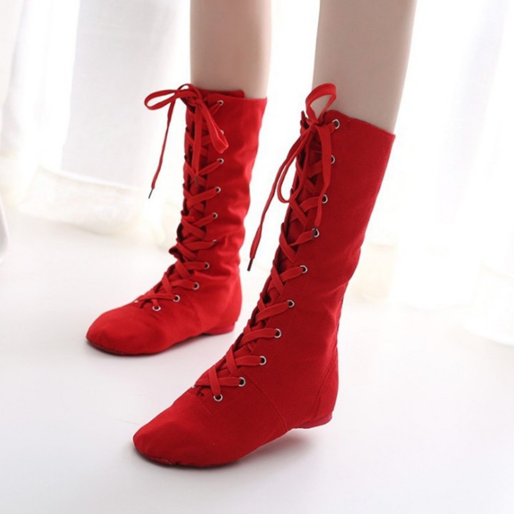 Botas de Jazz de Lona para Muj - Soft Sole Booties reseña y precio
