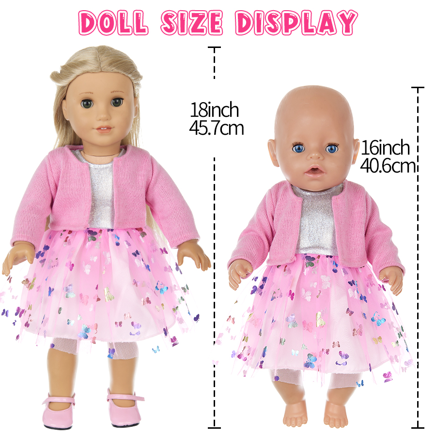 Ropa para muñecas de 16-18 pul - Baby Clothing Discount reseña y precio