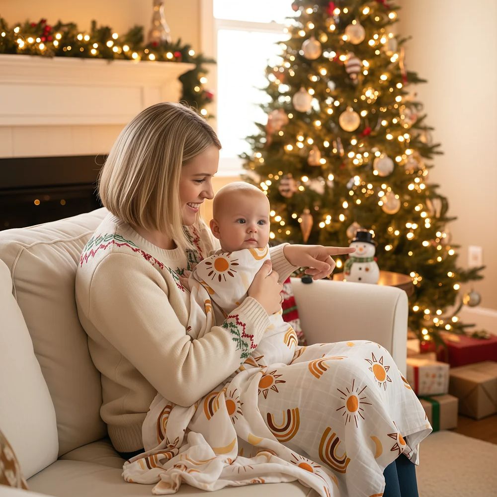 Mantas envolventes de muselina - Baby Clothing Organic Cotton reseña y precio