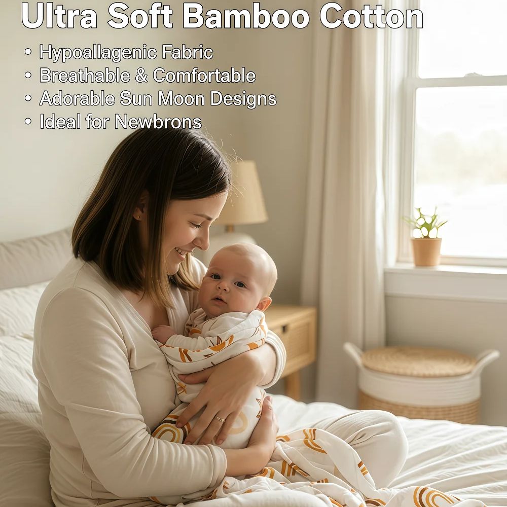 Mantas envolventes de muselina - Baby Clothing Organic Cotton reseña y precio