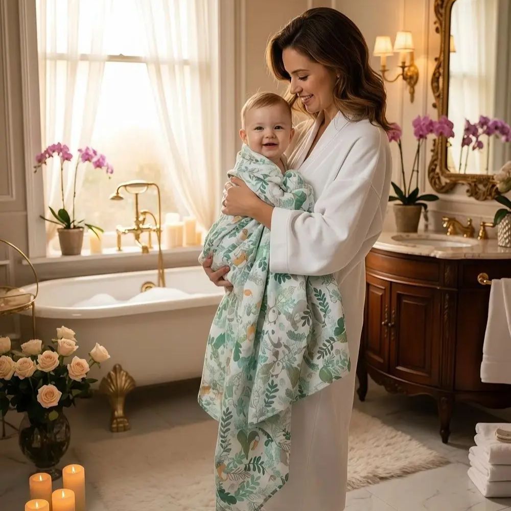 Mantas envolventes de muselina - Baby Clothing Organic Cotton reseña y precio