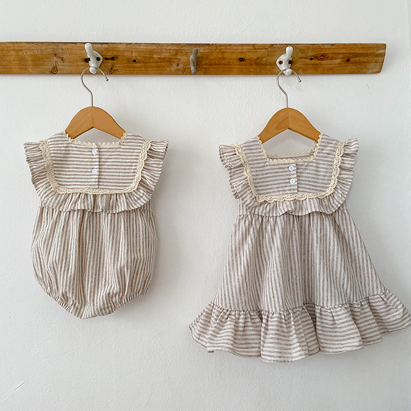 Ropa de hermanas, vestido de f - Baby Clothing Online reseña y precio