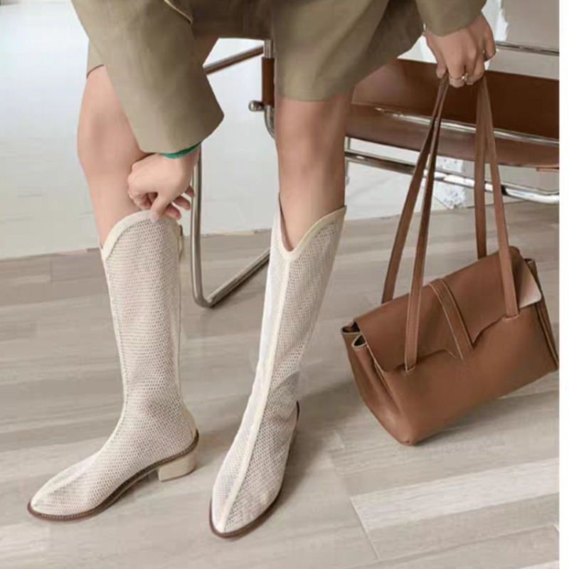Botas Altas de Malla, Nuevas S - Soft Sole Booties reseña y precio
