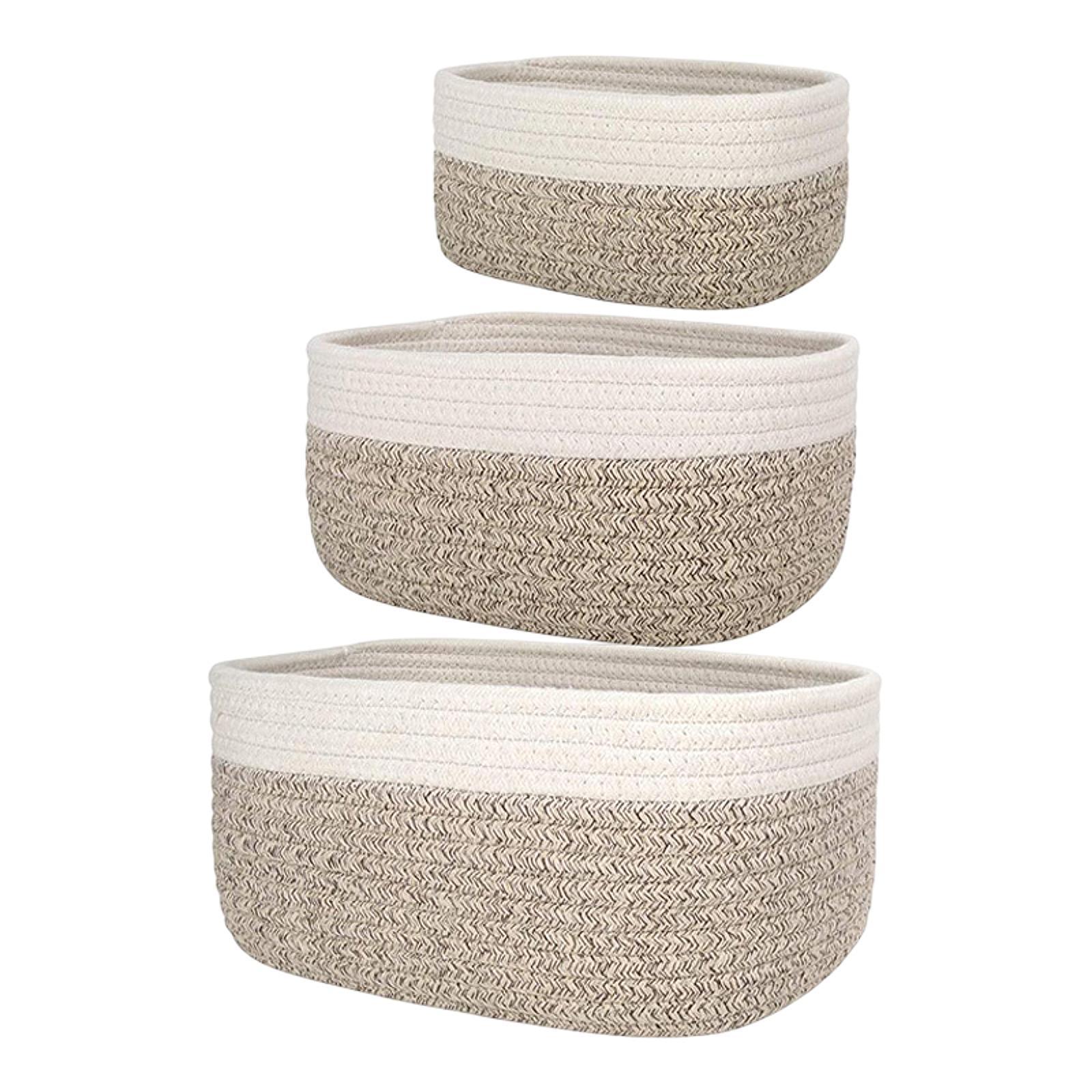 Cesta de Cuerda de Algodón, Ce - Baby Clothing Basket reseña y precio