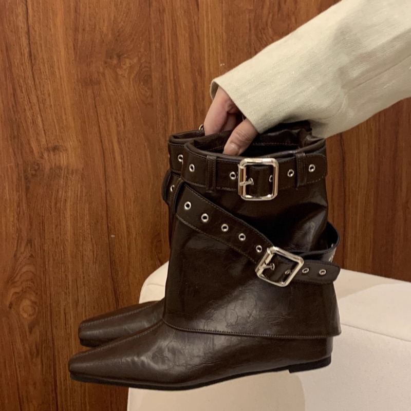 Botas de tacón bajo con hebill - Soft Sole Booties reseña y precio